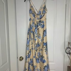 Long floral dress